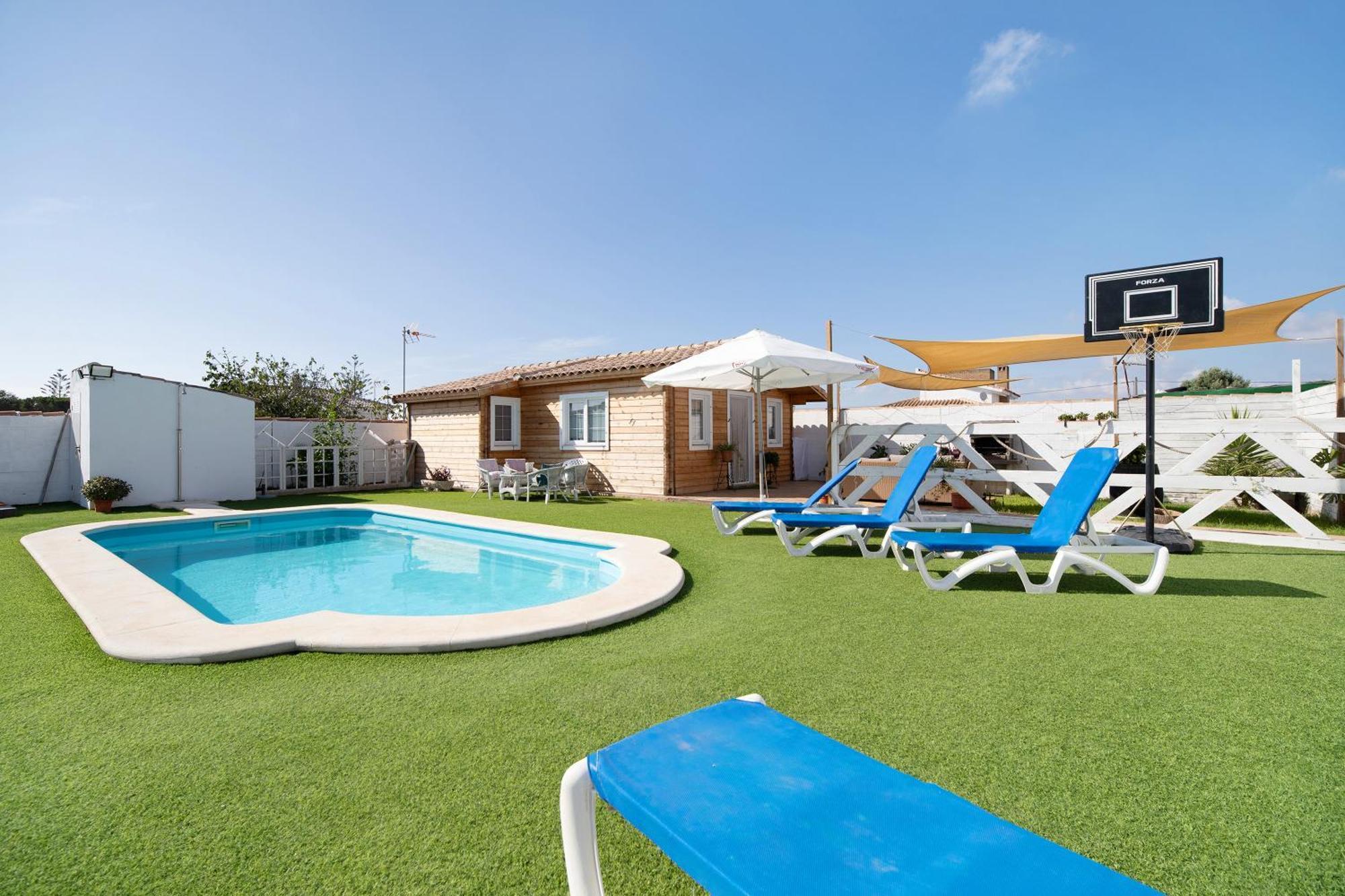 Villa Fuego - Solo Familias Chiclana de la Frontera Eksteriør billede