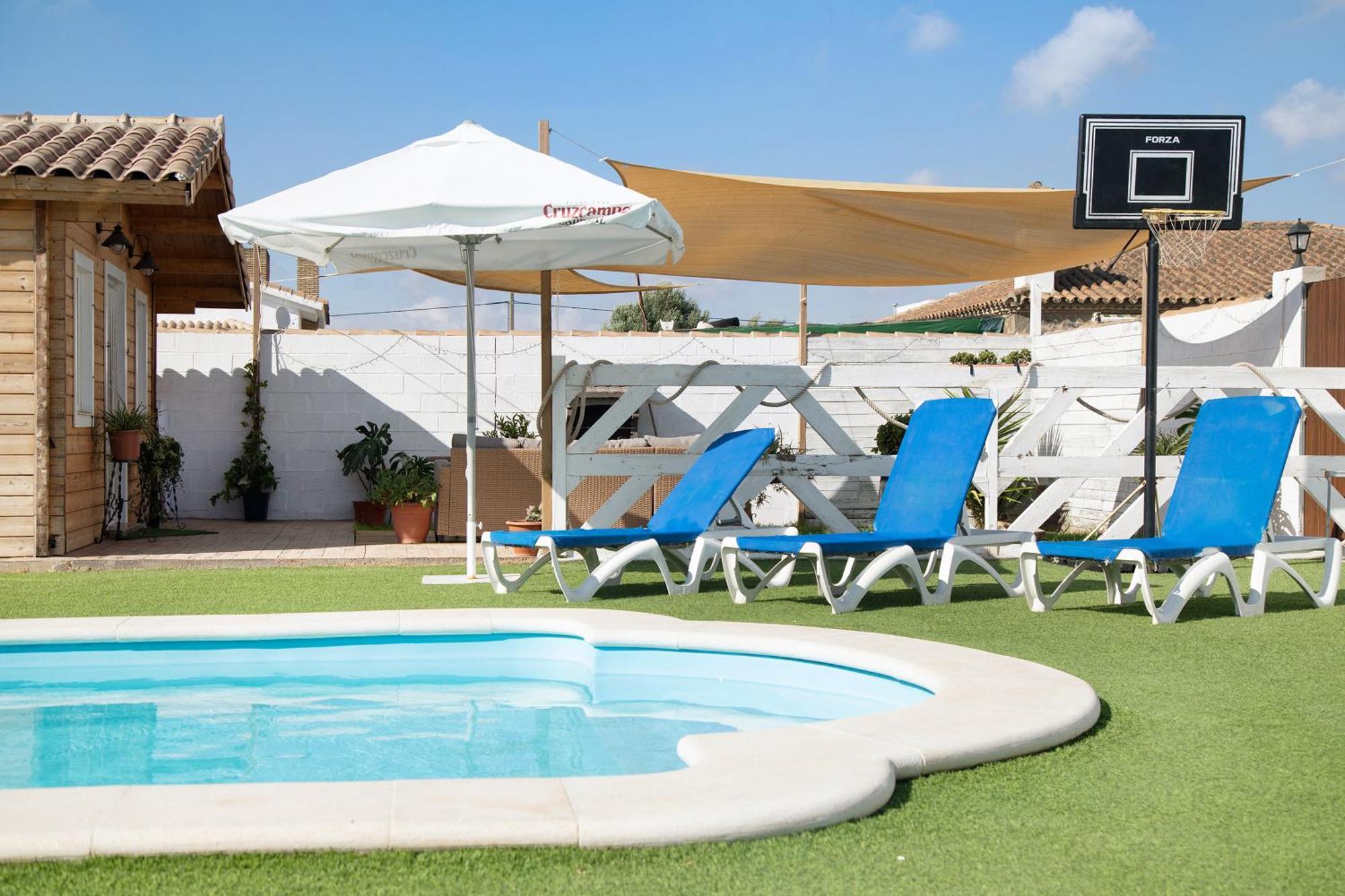 Villa Fuego - Solo Familias Chiclana de la Frontera Eksteriør billede
