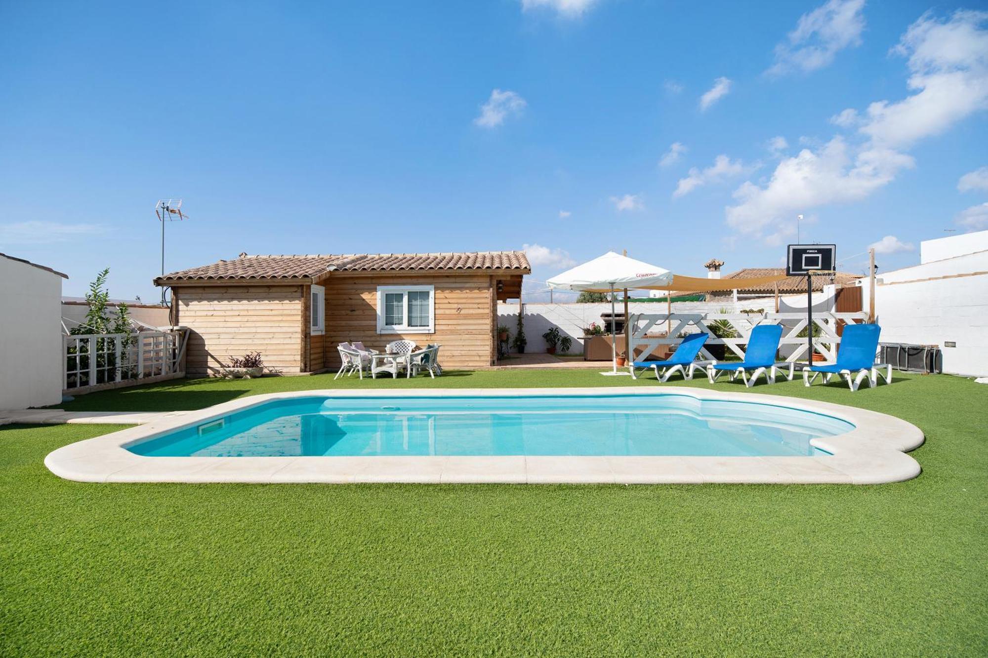 Villa Fuego - Solo Familias Chiclana de la Frontera Eksteriør billede